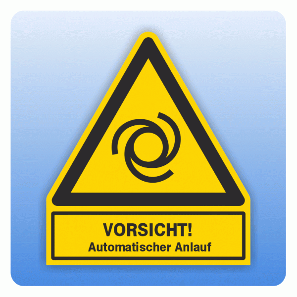 Kombi Warnsymbol Vorsicht Automatischer Anlauf W018