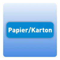 Wertstoffzeichen Papier/Karton