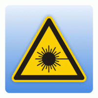 Warnzeichen W004 Warnung vor Laserstrahl Warnzeichen W004 Warnung vor Laserstrahl