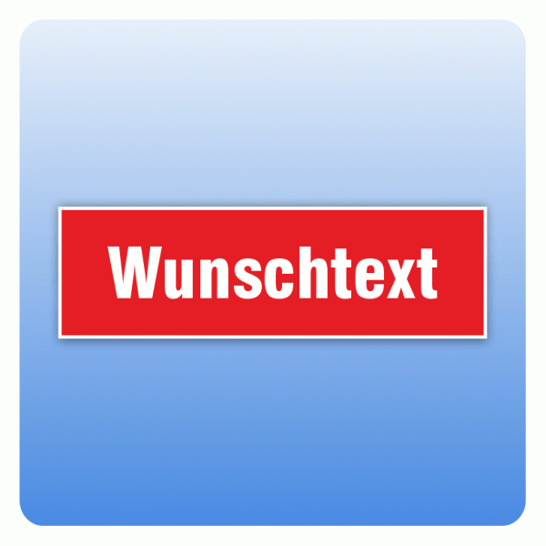 Rabattaufkleber Wunschtext für Schaufenster