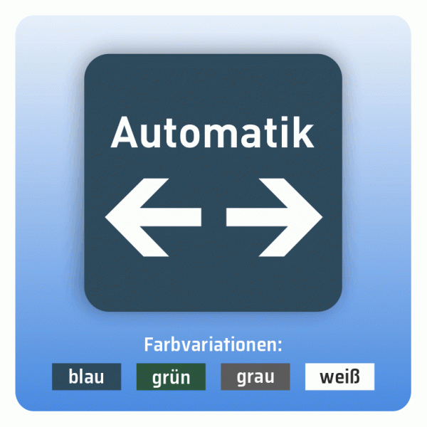 Aufkleber Bus und Bahn - Automatik