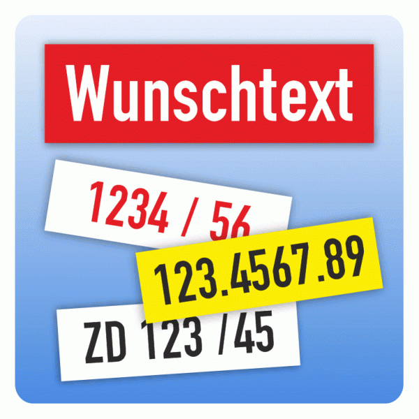 Brandmelderschilder / Brandmelderbeschriftung