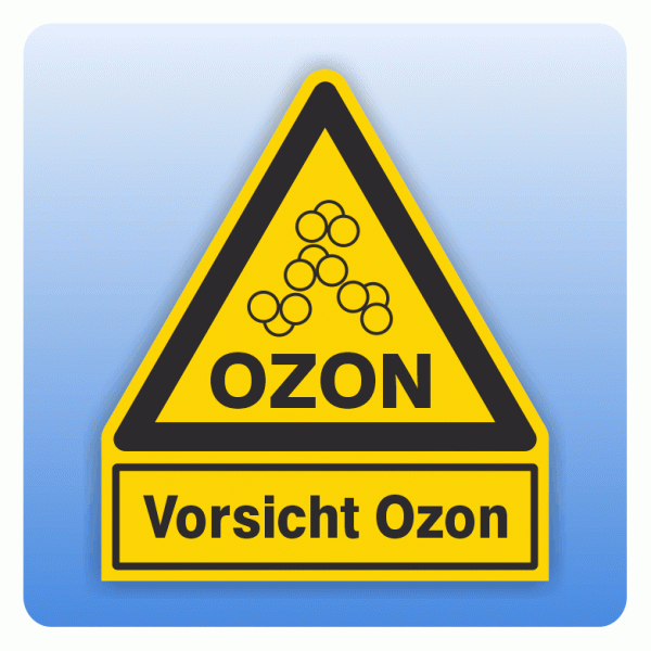Kombi Warnsymbol Vorsicht Ozon