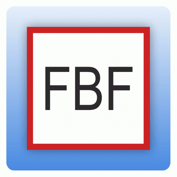 Feuerwehrzeichen FBF (Feuerwehrbrdienfeld)
