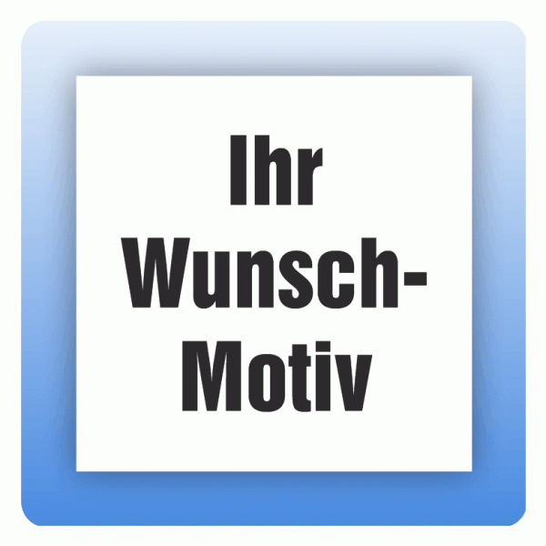 Rettungszeichen mit individuellem Aufdruck