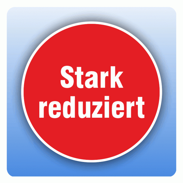 Rabattaufkleber Stark reduziert für Schaufenster