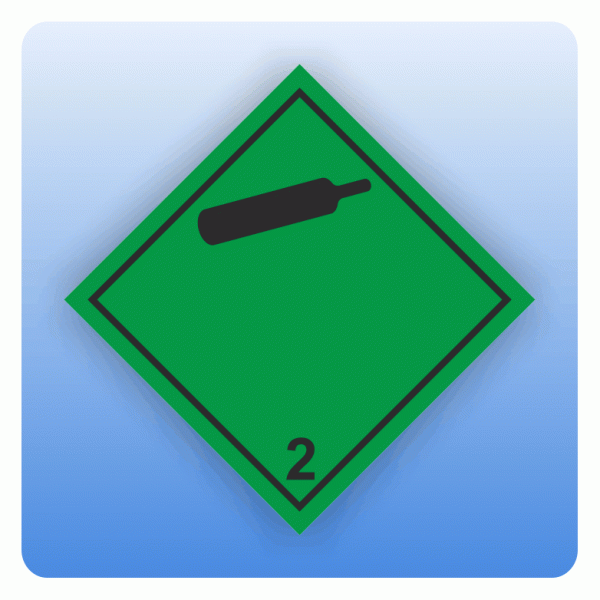 ADR Kennzeichen Gefahrgutklasse 2.2