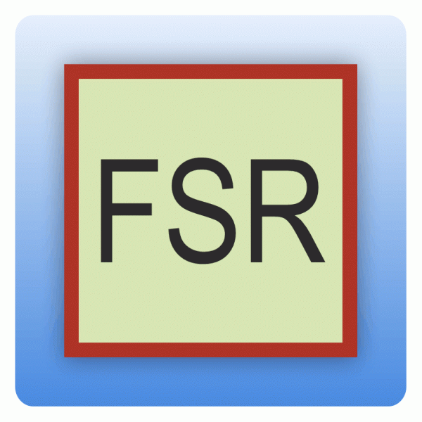 Feuerwehrzeichen FSR (Feuerwehrschlüsselrohr)
