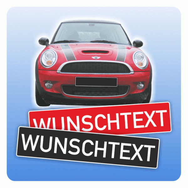 Kennzeicheneinleger mit Wunschtext