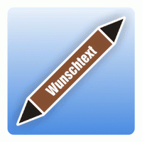 Rohrleitungskennzeichnung Wunschtext nach DIN 2403 Rohrleitungskennzeichnung Wunschtext nach DIN 2403