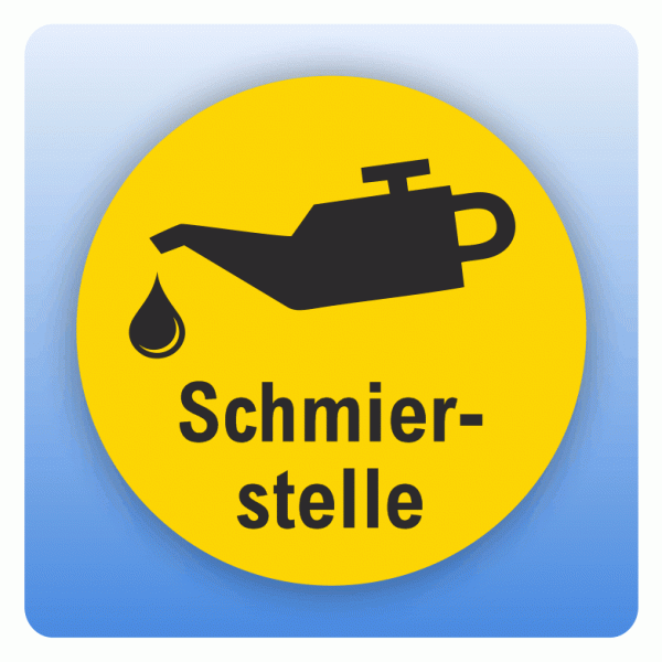 Kennzeichnung Schmierstelle