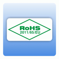 RoHS Aufkleber 2011/65/EU rechteckig