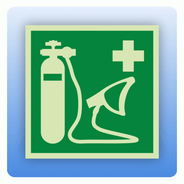 Rettungszeichen E028 Wiederbelebungsgerät ISO 7010