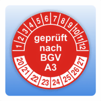 BGV A3 Prüfplaketten – Sicherheit sichtbar machen