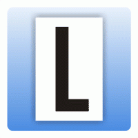Aufkleber Buchstaben L, selbstklebende Folie