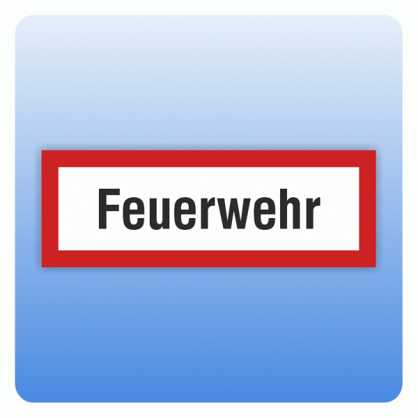 Feuerwehrzeichen Feuerwehr nach DIN 4066