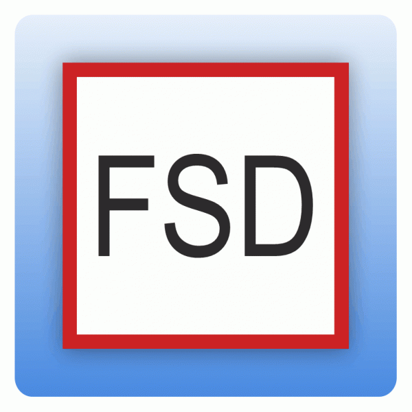 Feuerwehrzeichen FSD (Feuerwehrschlüsseldepot)