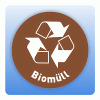 Wertstoffzeichen Recycling Biomüll